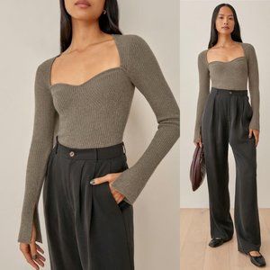 Reformation Glenna Cashmere Sweater XS